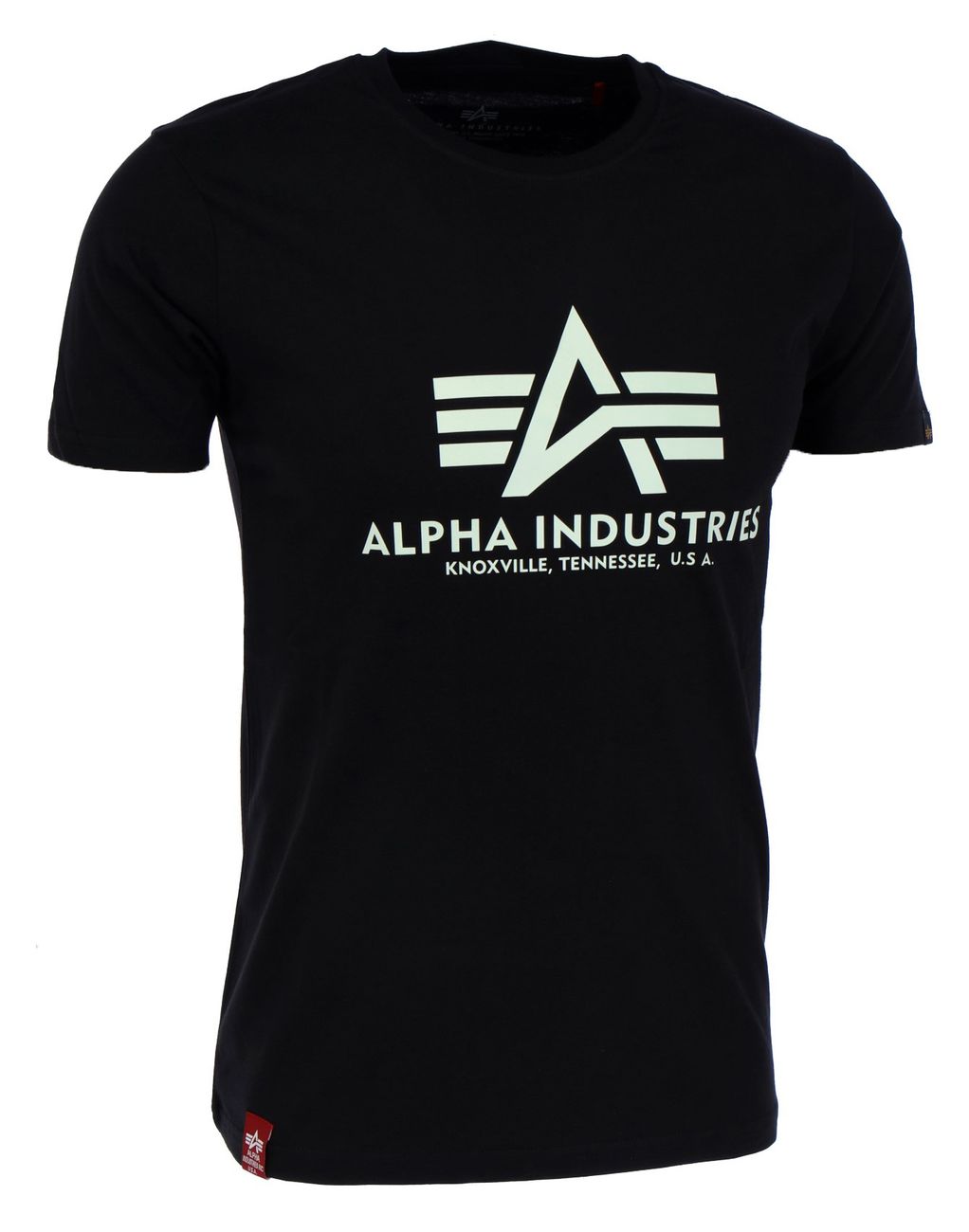 ALPHA INDUSTRIES BASIC T KRYPTONITE Herren T-Shirt - Alpha Industries - SAGATOO - 4059146411849