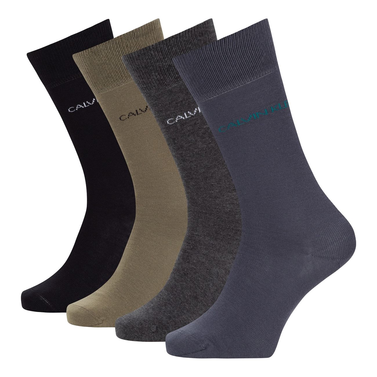 CALVIN KLEIN CK MEN CREW 4PACK SOCKS GIFTBOX Herren Socken Geschenkset