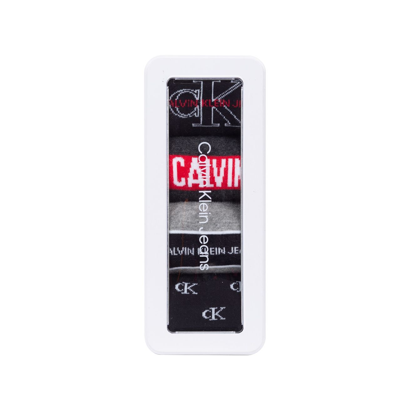 CALVIN KLEIN CK MEN CREW 4PACK SOCKS GIFTBOX Herren Socken Geschenkset
