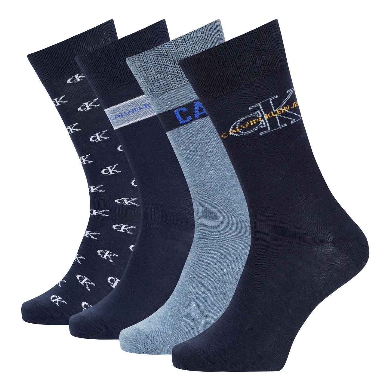 CALVIN KLEIN CK MEN CREW 4PACK SOCKS GIFTBOX Herren Socken Geschenkset