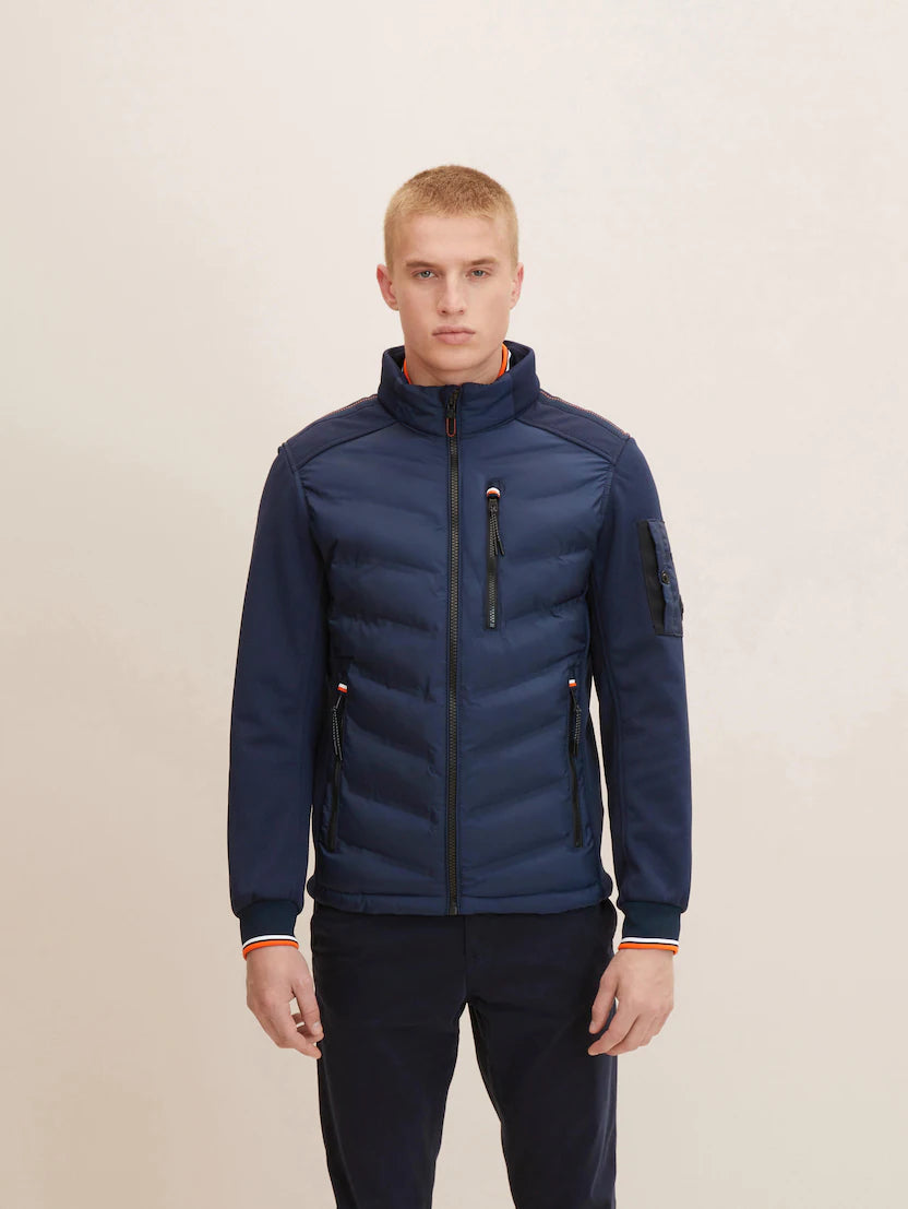 TOM TAILOR DECORATIVE HYBRID JACKET Herren Jacke