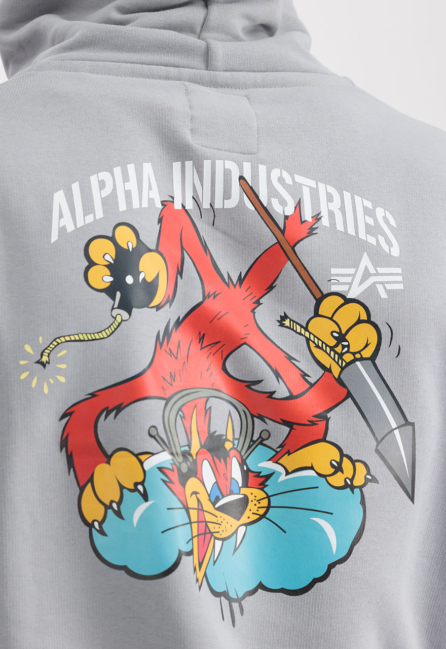 ALPHA INDUSTRIES FIGHTER SQUADRON HOODY Herren Kapuzenpullover