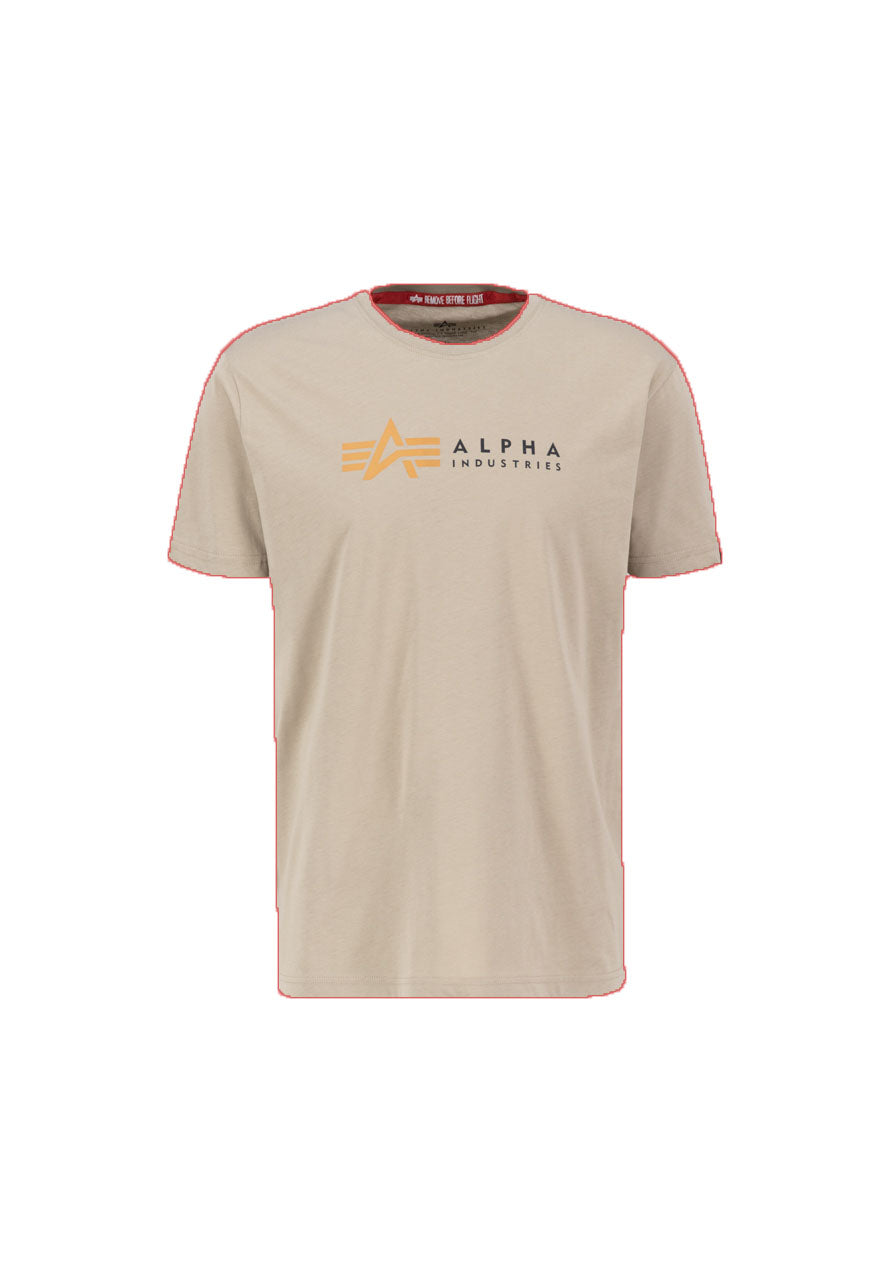 ALPHA INDUSTRIES ALPHA LABEL T Herren Logo T-Shirt