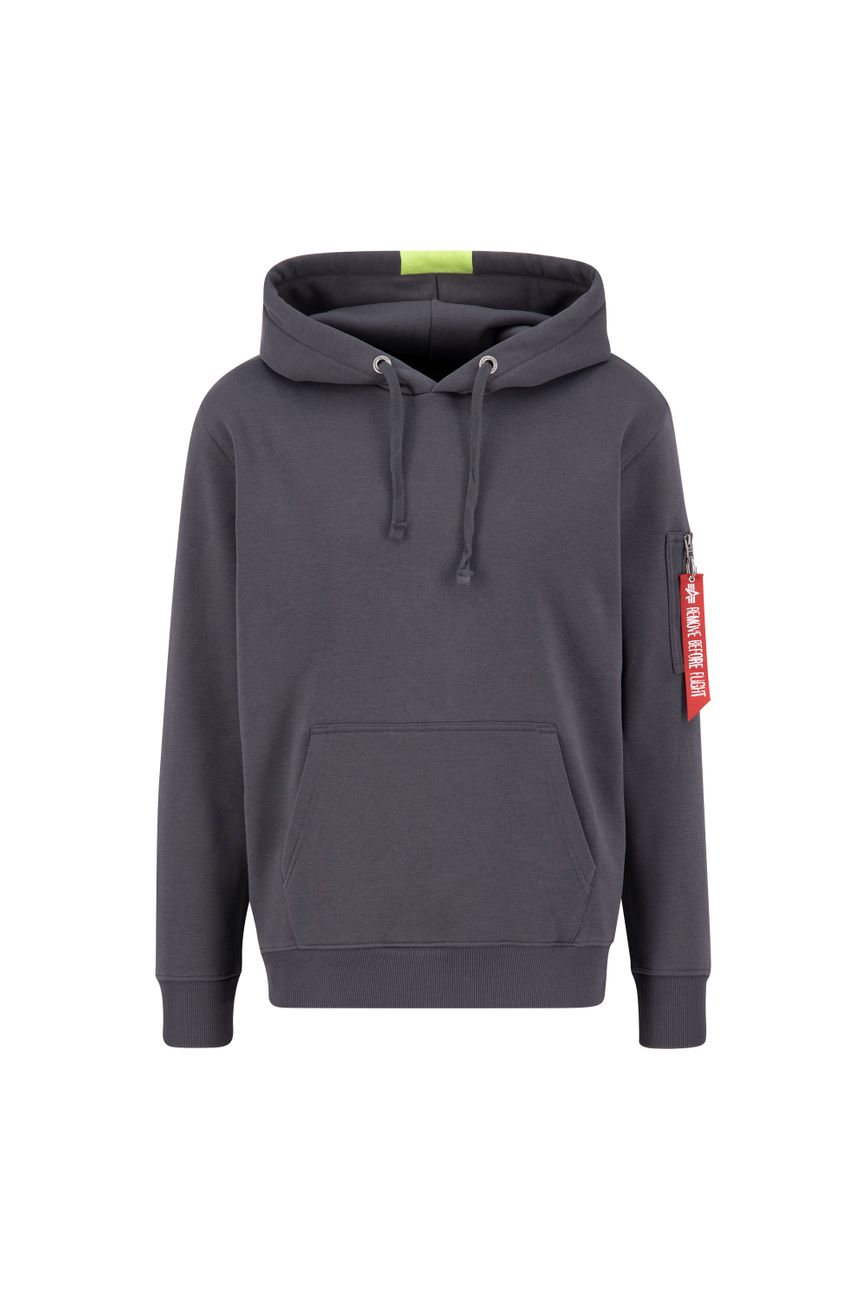 ALPHA INDUSTRIES RED STRIPE HOODY Herren Kapuzenpullover