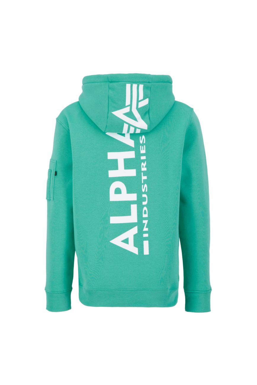 ALPHA INDUSTRIES BACK PRINT HOODY Herren Kapuzenpullover