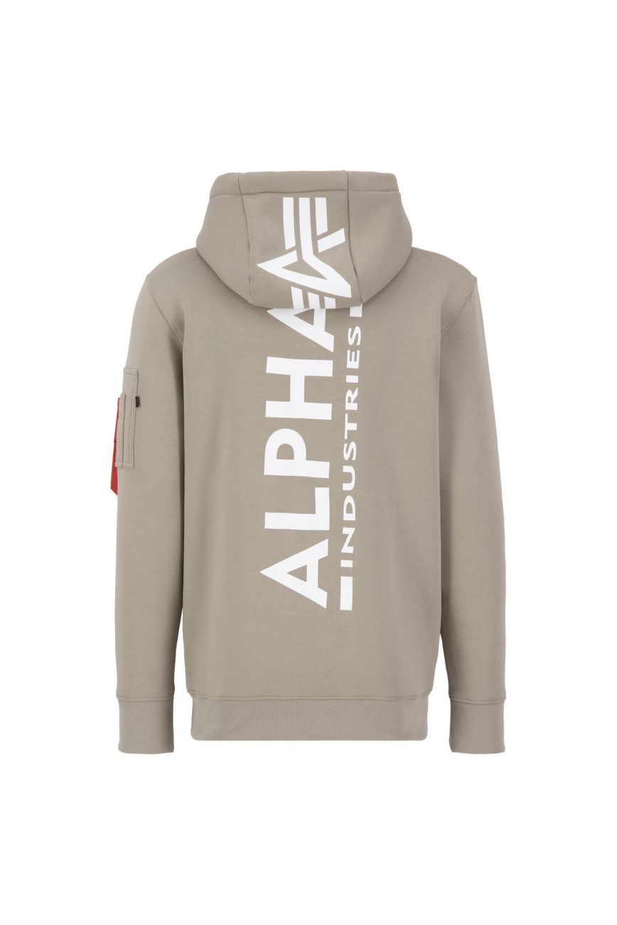 ALPHA INDUSTRIES BACK PRINT HOODY Herren Kapuzenpullover