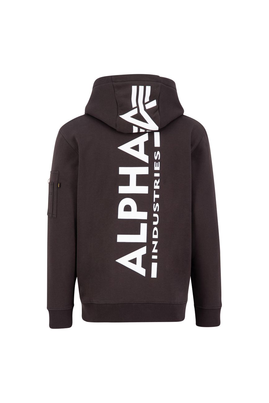 ALPHA INDUSTRIES BACK PRINT HOODY Herren Kapuzenpullover