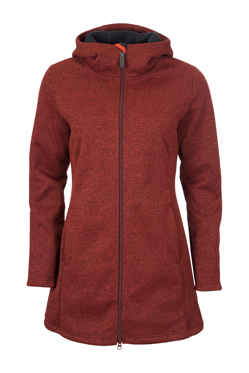 ELKLINE MORNING DEW Damen Winddichter Strick-Fleecemantel