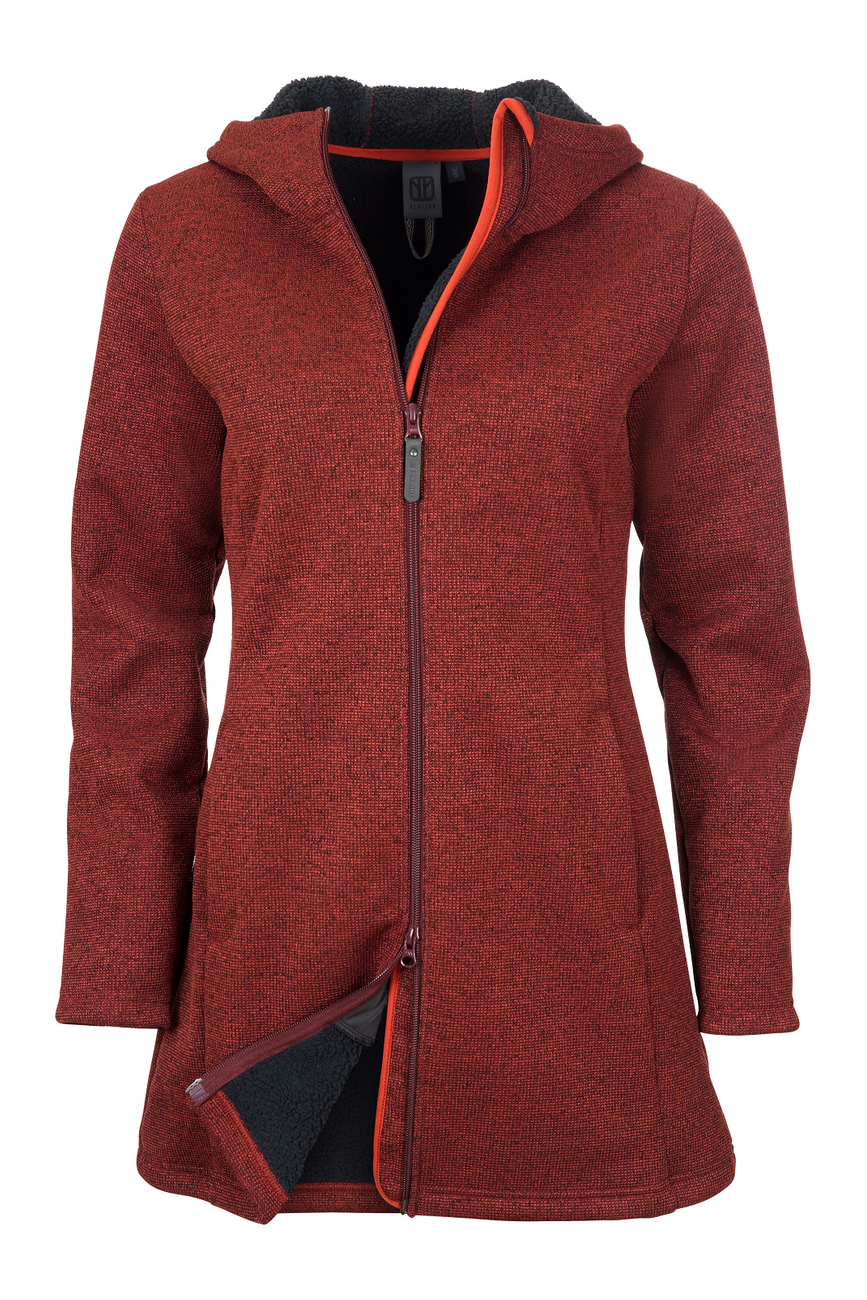 ELKLINE MORNING DEW Damen Winddichter Strick-Fleecemantel