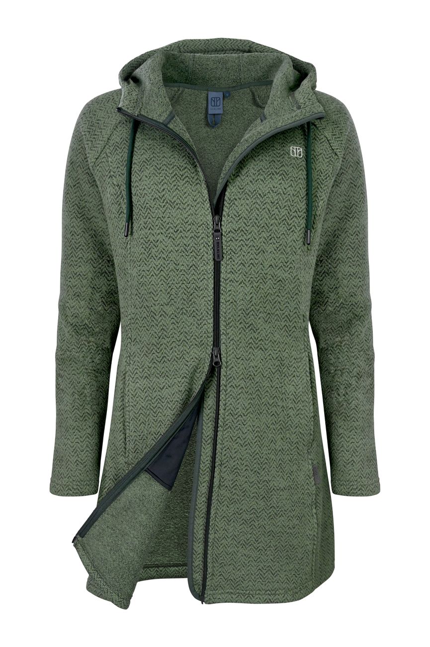 ELKLINE DURCHGEWÄRMT Damen Fleecejacke mit Kapuze