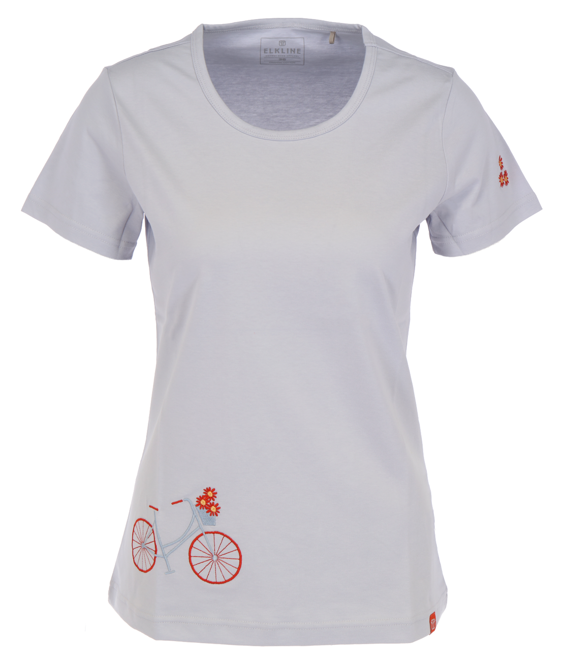 ELKLINE FLOWER BIKE Damen T-Shirt Bio-Baumwolle