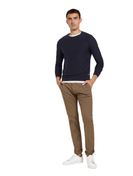 Tom Tailor Herren Travis Slim Chino Hose im Washed-Look
