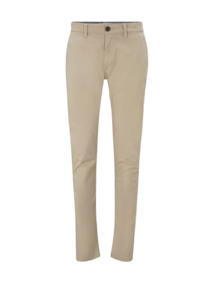 Tom Tailor Herren Travis Slim Chino Hose im Washed-Look