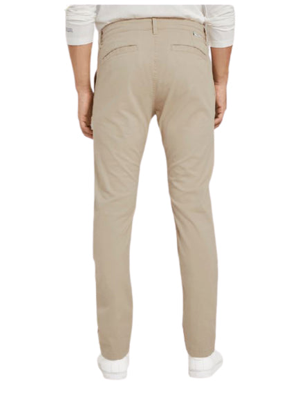 Tom Tailor Herren Travis Slim Chino Hose im Washed-Look