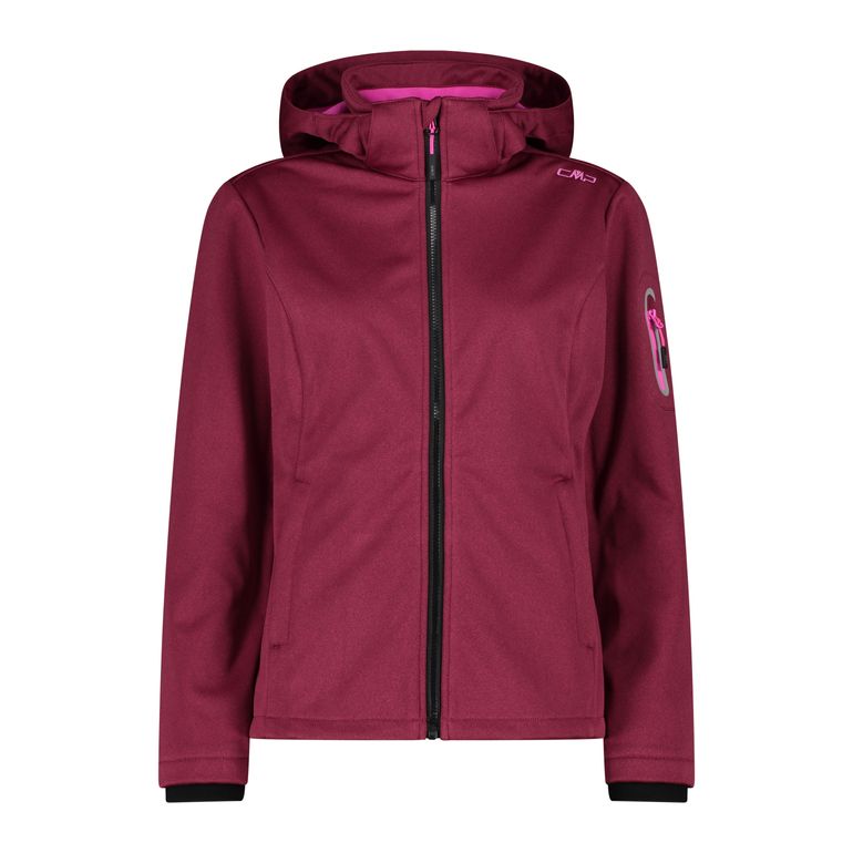 CMP WOMAN JACKET ZIP HOOD Damen Softshelljacke