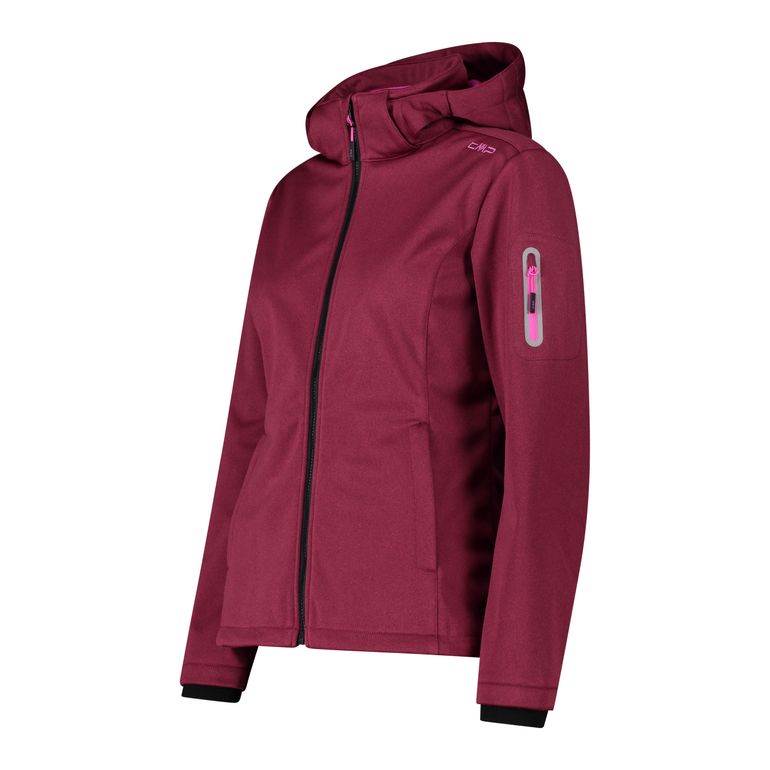 CMP WOMAN JACKET ZIP HOOD Damen Softshelljacke