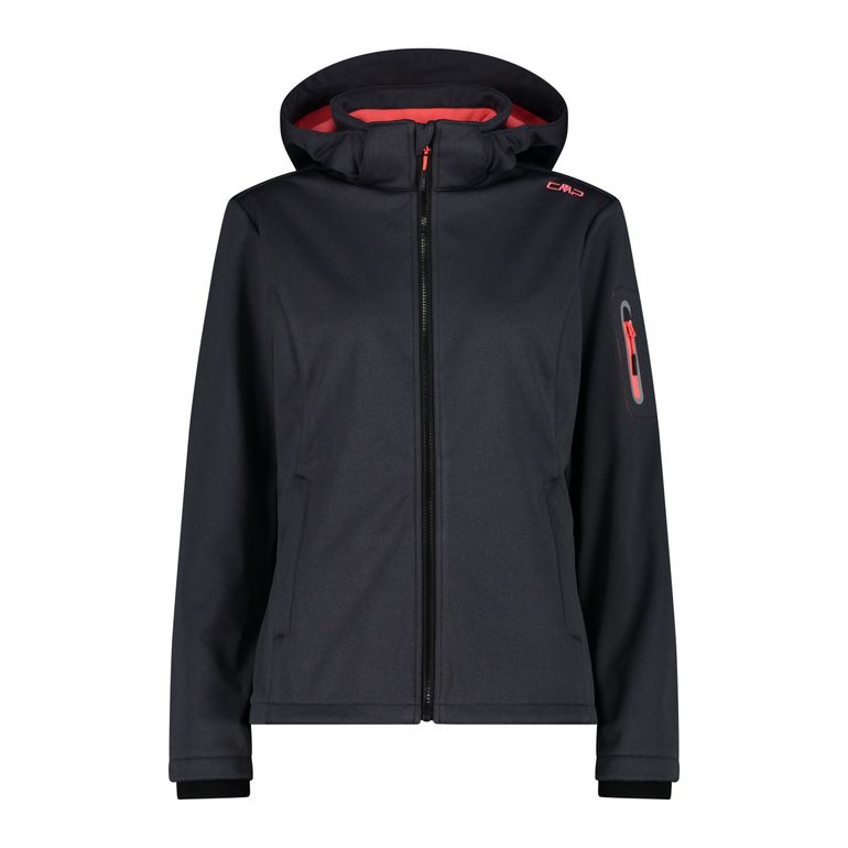 CMP WOMAN JACKET ZIP HOOD Damen Softshelljacke