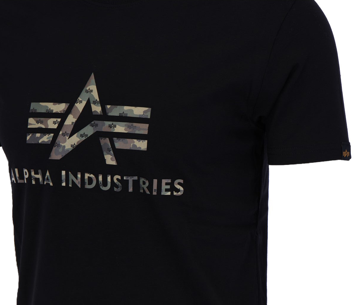 ALPHA INDUSTRIES 3D CAMO LOGO T Herren T-Shirt