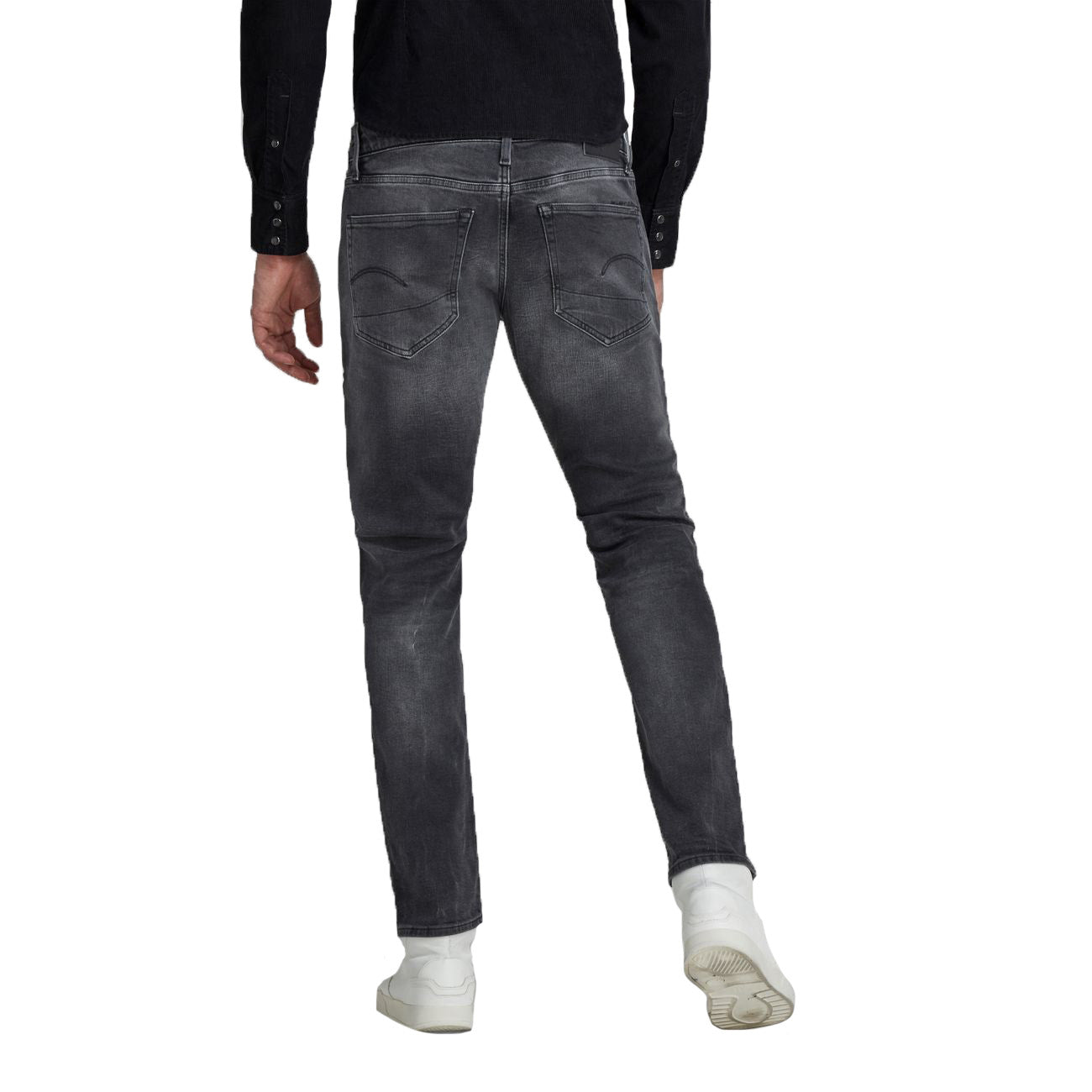 G-STAR RAW DENIM 3301 SLIM antic charcoal Herren Jeans