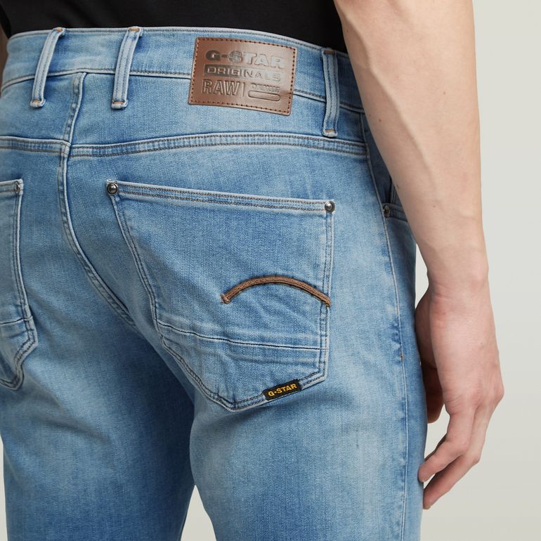 G-STAR RAW REVEND SKINNY LT INDIGO AGED Herren Jeans