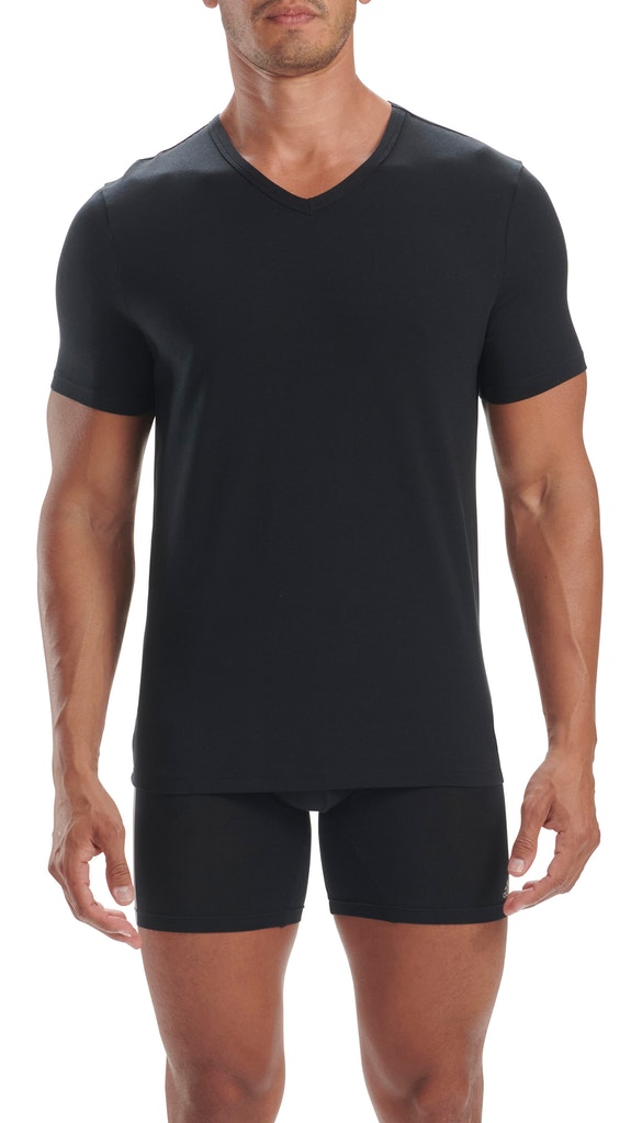 ADIDAS ACTIVE FLEX COTTON 2 PACK V-NECK T-SHIRT Herren T-Shirt