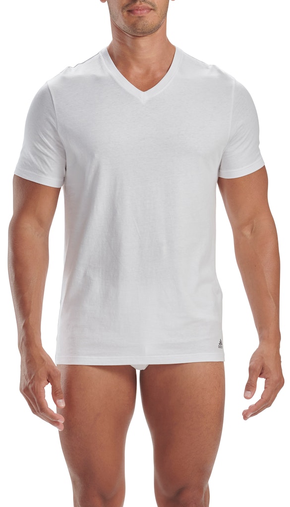 ADIDAS ACTIVE CORE COTTON V-NECK T-SHIRT 3er PACK Herren T-Shirt