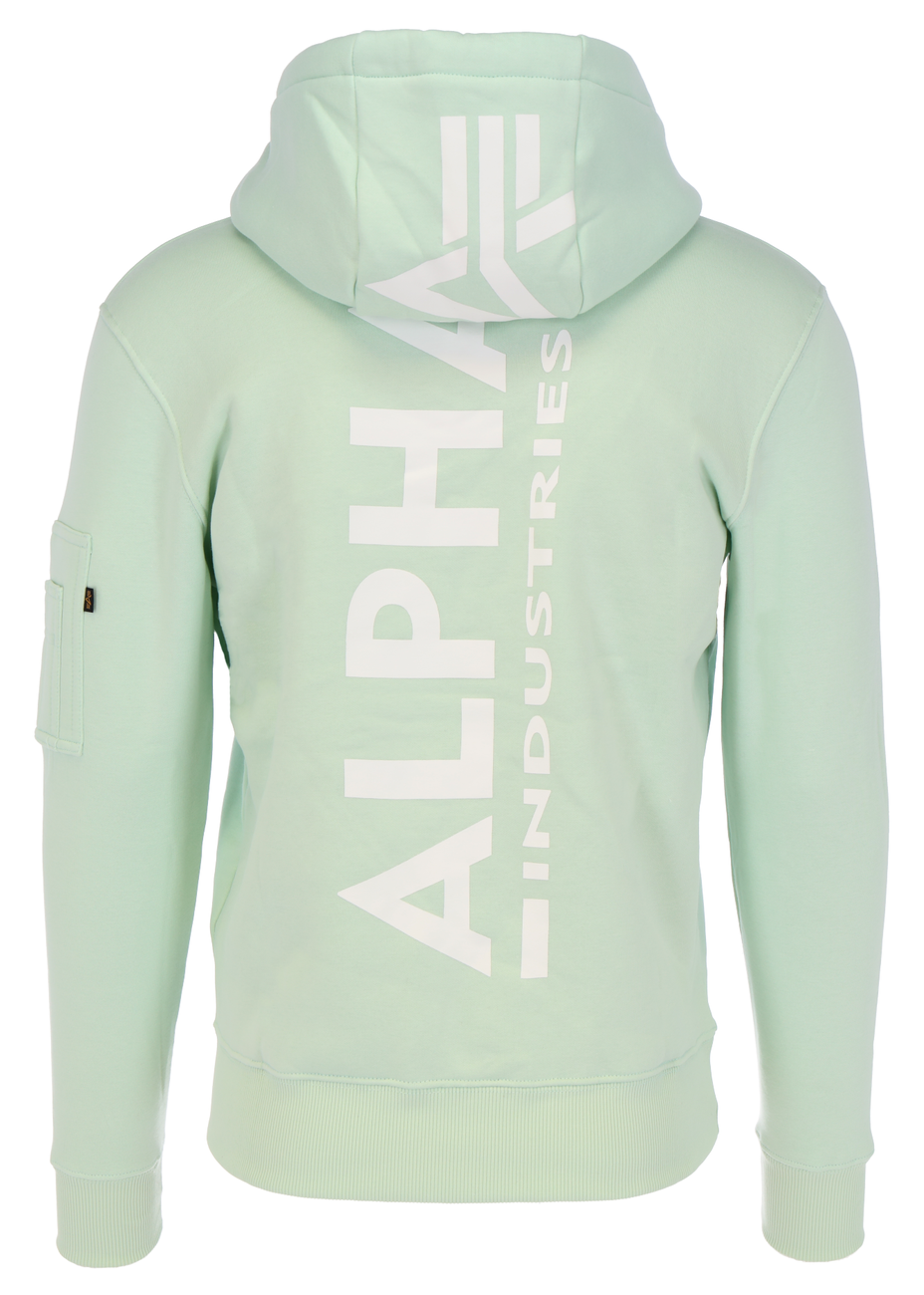 ALPHA INDUSTRIES BACK PRINT HOODY Herren Kapuzenpullover