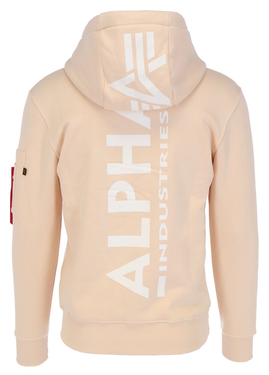 ALPHA INDUSTRIES BACK PRINT HOODY Herren Kapuzenpullover