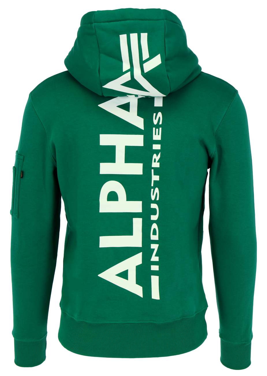 ALPHA INDUSTRIES BACK PRINT HOODY Herren Kapuzenpullover