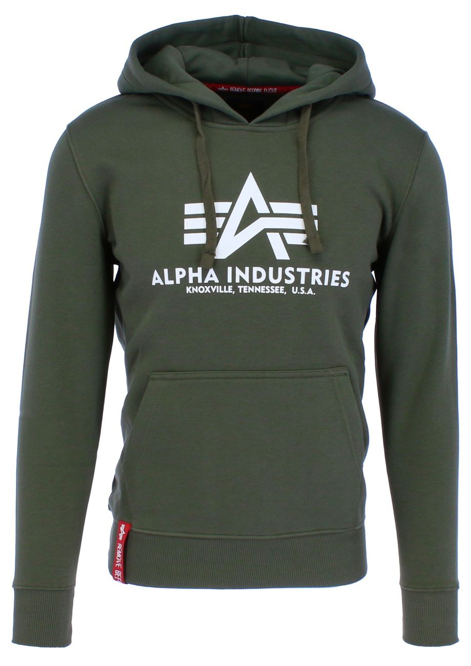 ALPHA INDUSTRIES - Basic Hoody 178312 Print Herren Kapuzenpullover