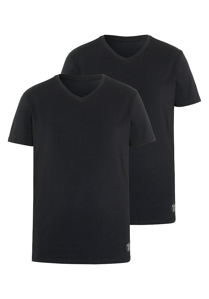 CHIEMSEE DOPPELPACK MEN T-SHIRTS Herren V-Auschnitt