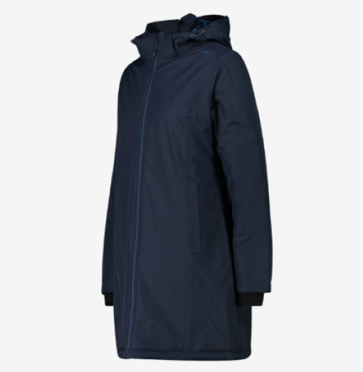 CMP WOMAN COAT ZIP HOOD Damen Ripstop-Mantel