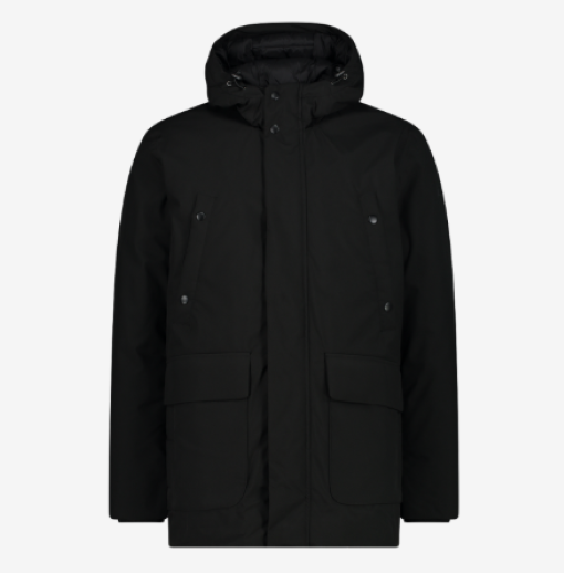 CMP MAN LONG JACKET FIX HOOD Herren Winterjacke