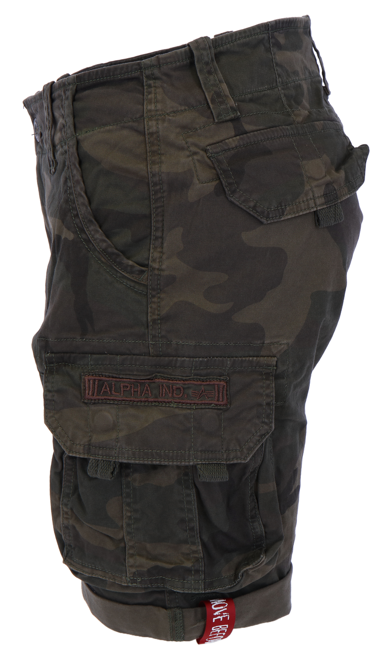 ALPHA INDUSTRIES Herren Crew Short Camo