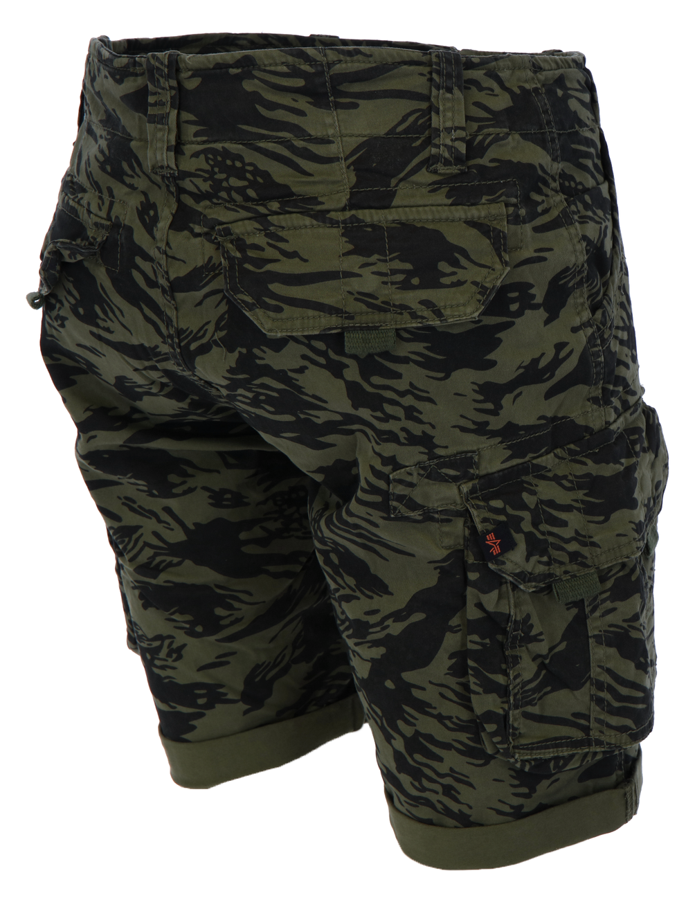 ALPHA INDUSTRIES Herren Crew Short Camo