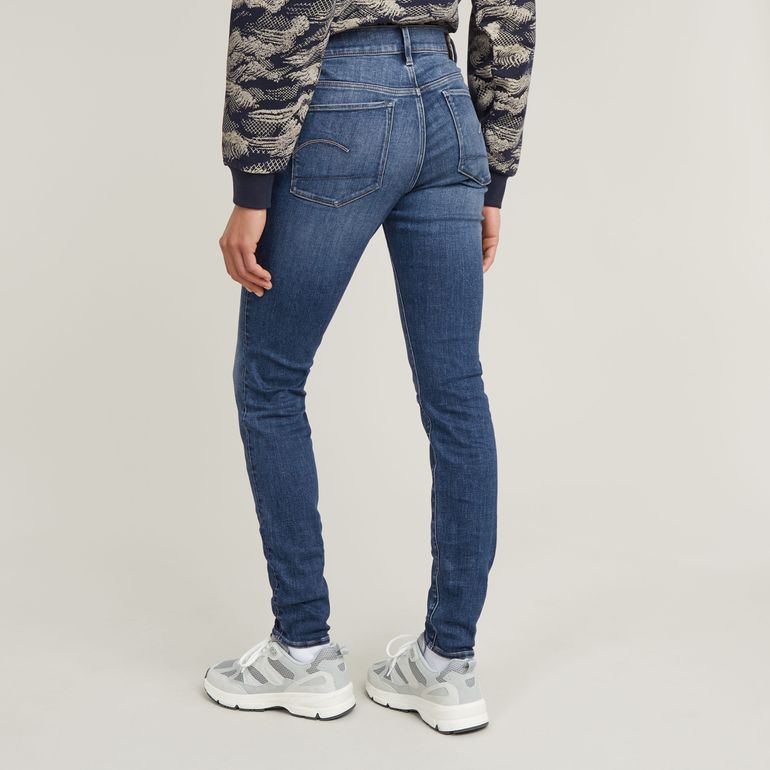 G-STAR RAW 3301 SKINNY WMN MEDIUM AGED Damen Jeans