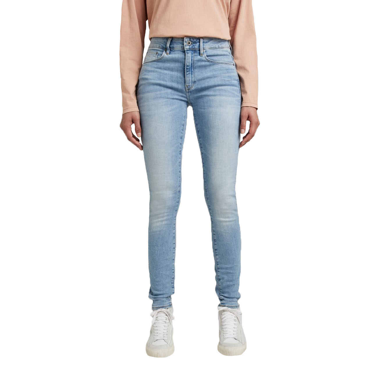 G-STAR RAW DENIM 3301 SKINNY WMN lt indigo aged Damen Jeans