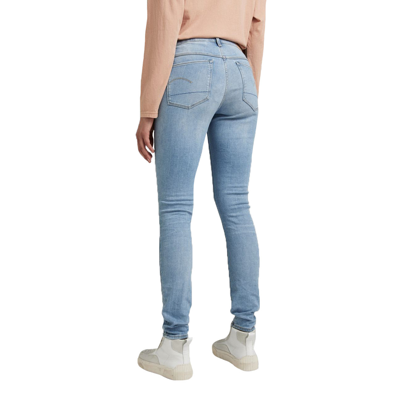 G-STAR RAW DENIM 3301 SKINNY WMN lt indigo aged Damen Jeans