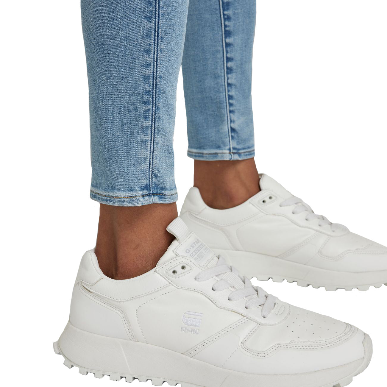 G-STAR RAW DENIM 3301 SKINNY WMN lt indigo aged Damen Jeans