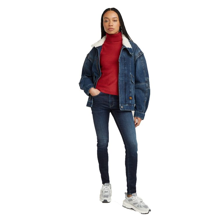 G-STAR RAW 3301 SKINNY WMN DK AGED Damen Jeans