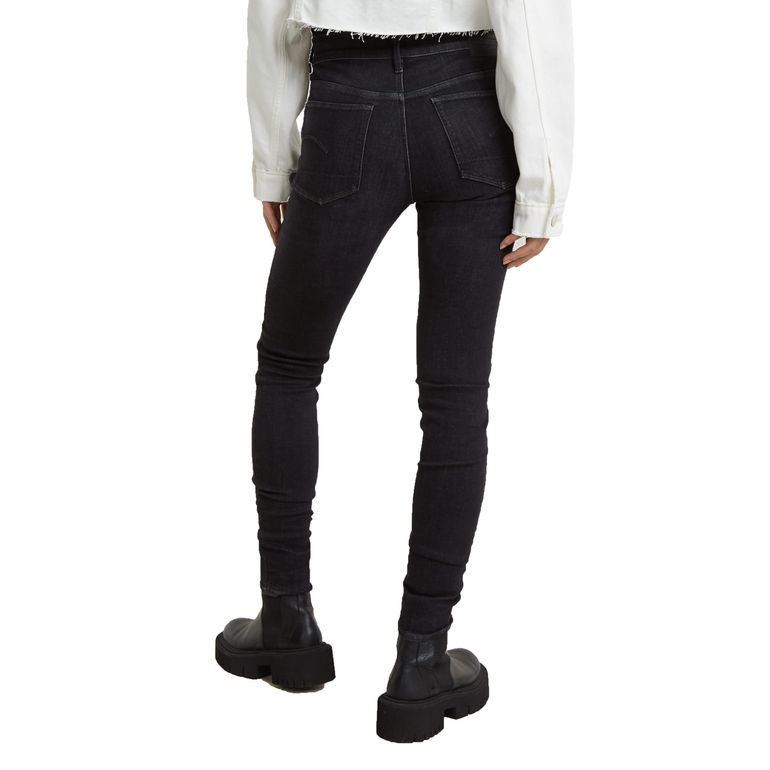 G-STAR RAW DENIM 3301 SKINNY WMN Faded Black Magnet Damen Jeans