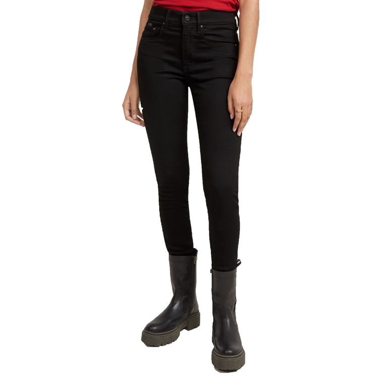 G-STAR RAW 3301 SKINNY WMN PITCH BLACK Damen Jeans