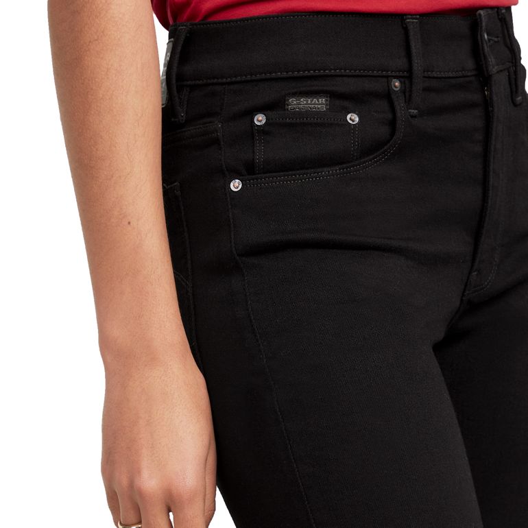 G-STAR RAW 3301 SKINNY WMN PITCH BLACK Damen Jeans