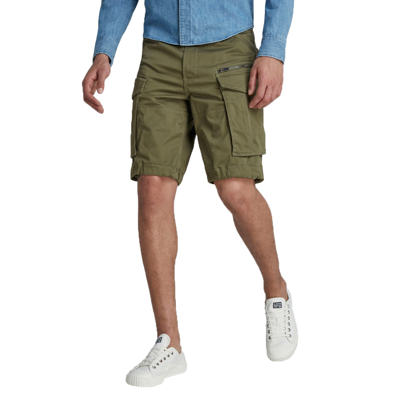 G-STAR RAW DENIM ROVIC ZIP RELAXED 1/2 SHORT Herren Short