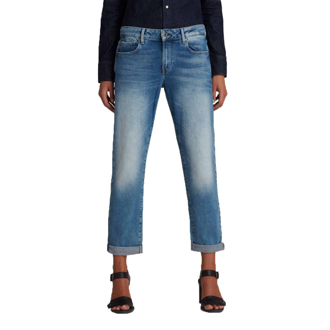 G-STAR RAW DENIM KATE BOYFRIEND lt indigo aged Damen Jeans
