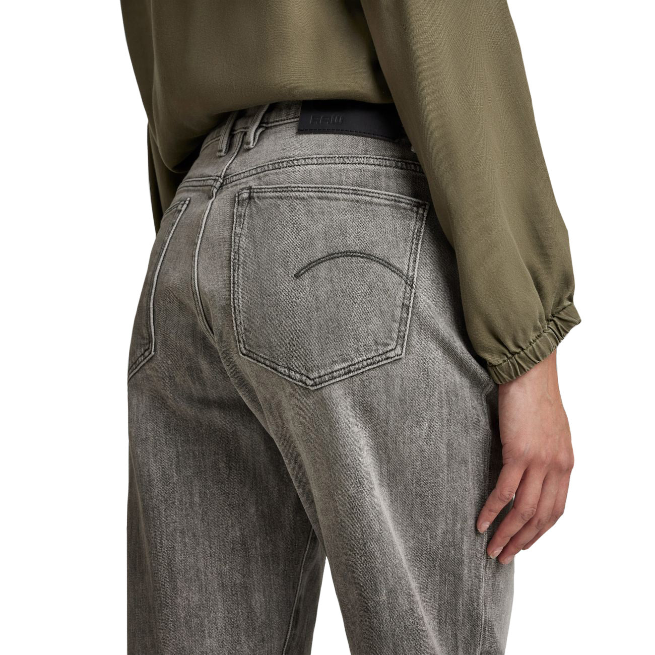 G-STAR RAW DENIM JANEH ULTRA HIGH MOM ANKLE Damen Straight Fit Jeans