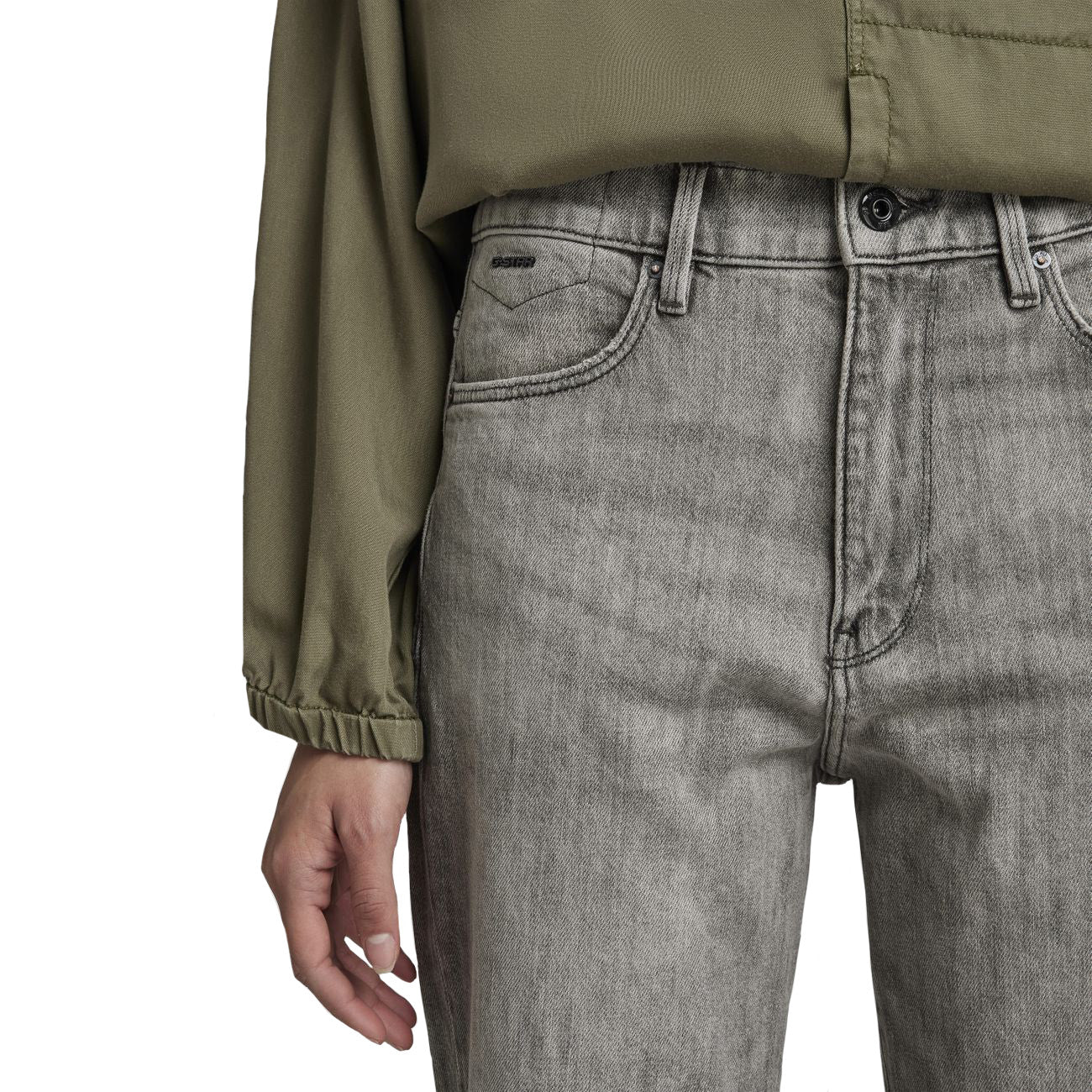 G-STAR RAW DENIM JANEH ULTRA HIGH MOM ANKLE Damen Straight Fit Jeans