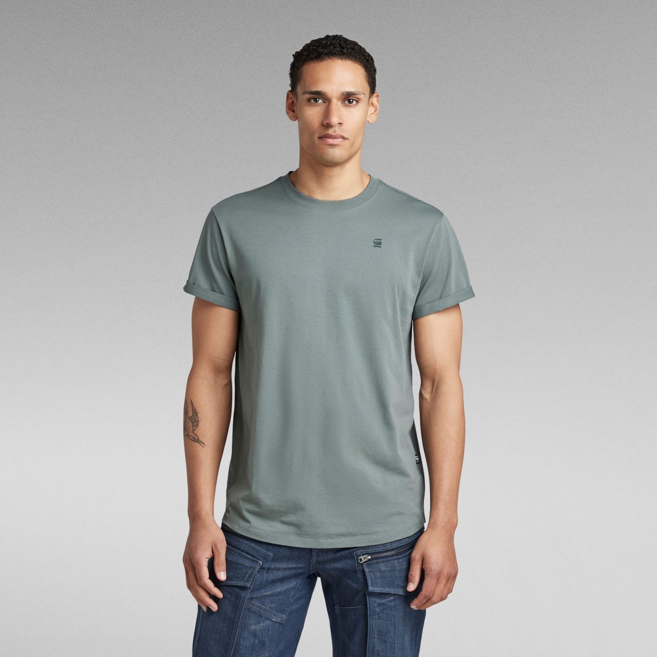 G-STAR RAW LASH R T Herren T-Shirt 100% Bio-Baumwolle