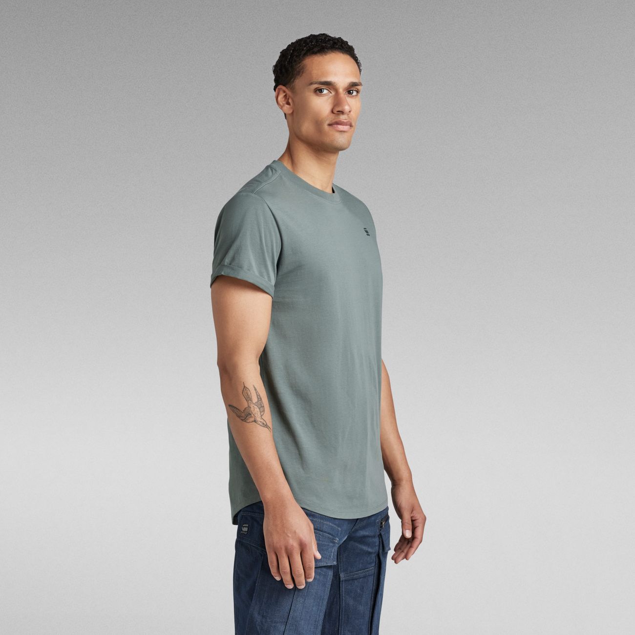 G-STAR RAW LASH R T Herren T-Shirt 100% Bio-Baumwolle