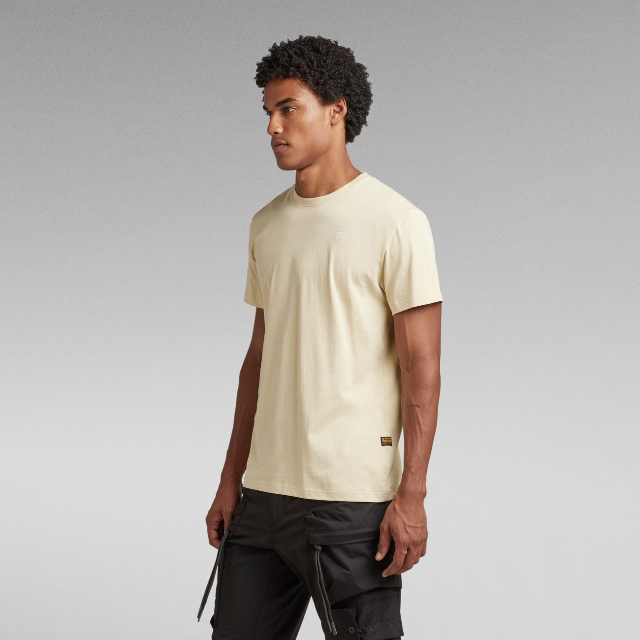 G-STAR RAW DENIM BASE-S R T Herren T-Shirt Bio-Baumwolle